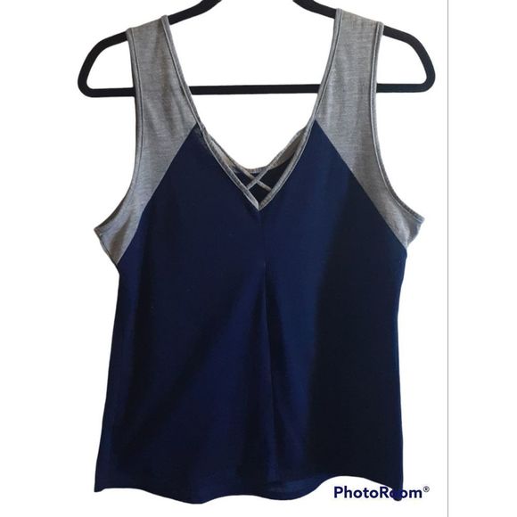 Tank Top by Made In The USA, Navy Blue size M, Flag - Picture 2 of 4